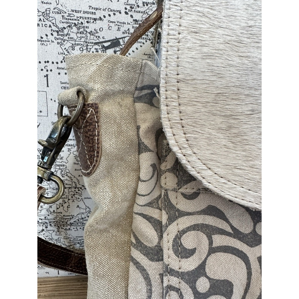 Myra Bag Cowhide Leather Purse BOHO - Picture 4 of 10